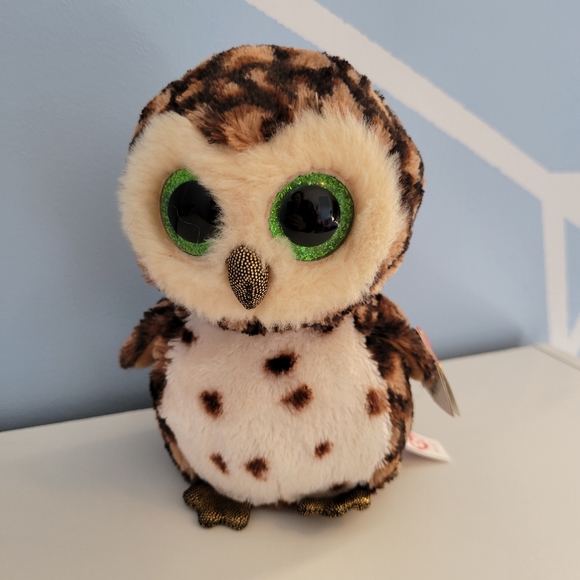 TY Flippables and Beanie Boo Collection Flamingo Owl Pig Octopus Set of 4 - Picture 7 of 16